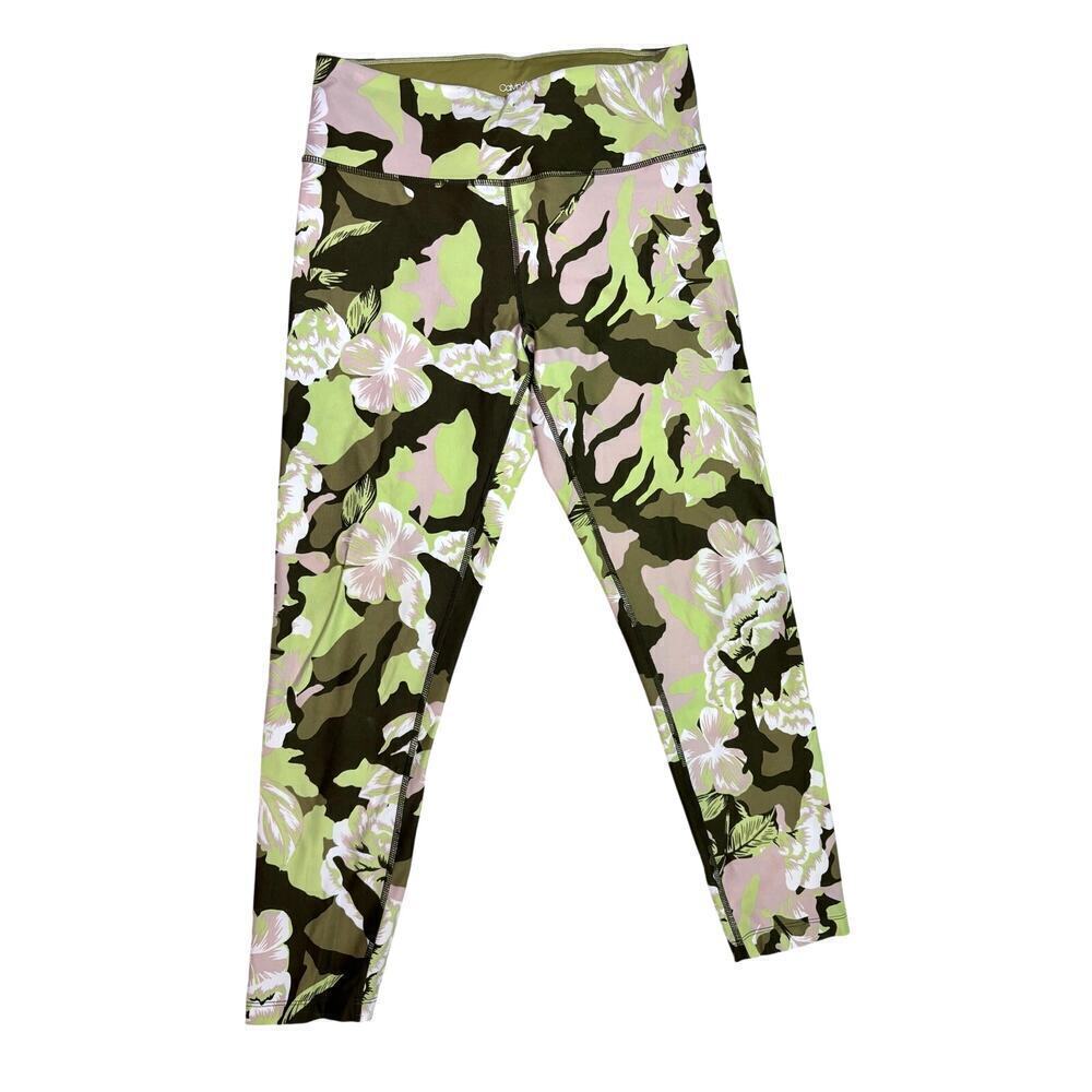 2 Pair of Cropped Leggings Women's Medium Calvin Klein & Gap Fit Yoga, Athletic - Picture 2 of 10
